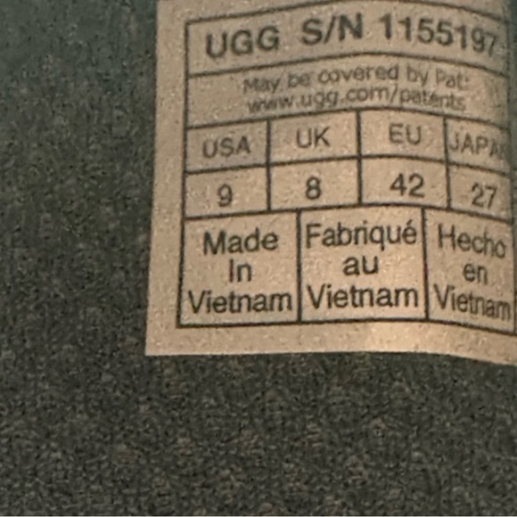 UGG Men's Tasman IOE Clog Slippers Night At The Sea Blue 1155197 Slip On Sz 9 - Picture 10 of 10